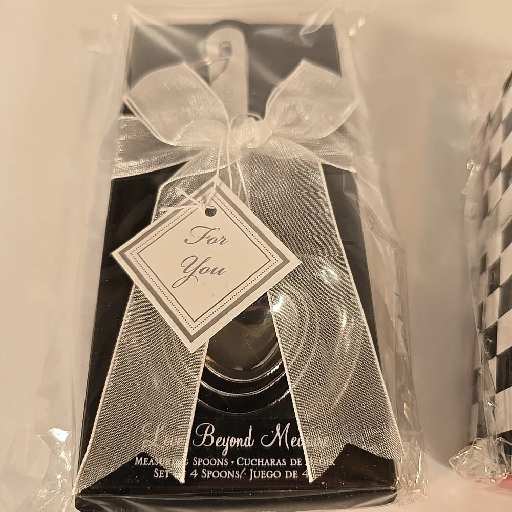 Kate Aspen Love Beyond Measure Heart Shaped Stainless Measuring Spoons Pizza Cut